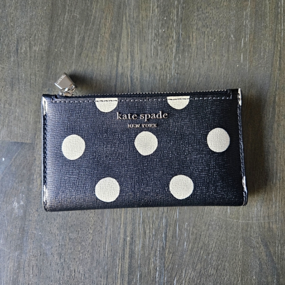 Morgan Sunshine Dot Small Slim Bifold Wallet